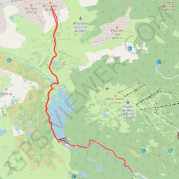 Petit Péric GPS track, route, trail