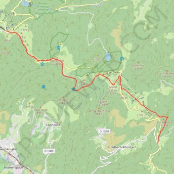 GR5 Markstein - Col Amic GPS track, route, trail