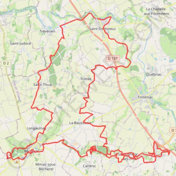 45 kms VTT 2023 GPS track, route, trail