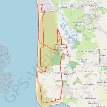 Parcours Maradune 10km500 GPS track, route, trail