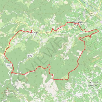 Circuit Estelle Etape 2--Marchampt-Chateau Varenne GPS track, route, trail