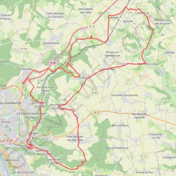 Tracé actuel: 02 MARS 2023 15:18 GPS track, route, trail