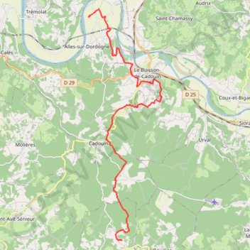 Jour6 Bost —> haute yerle GPS track, route, trail