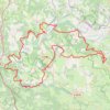 Boucle Rocamadour-Padirac-bord de Dordogne GPS track, route, trail