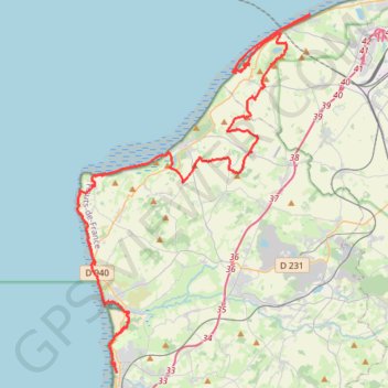 Trail Côte d'Opale 2021 - 51 km GPS track, route, trail