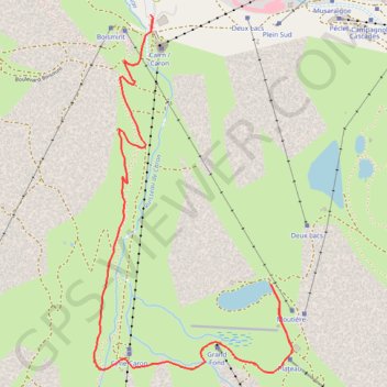 Le Lac de la Moutière GPS track, route, trail