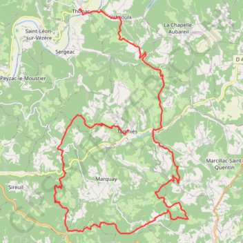 J4 Thonac - Tamniès GPS track, route, trail