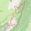 De la Rousse aux Belles Ombres GPS track, route, trail