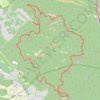 Les 25 bosses - Forêt des 3 Pignong GPS track, route, trail
