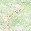 GR620 De Saint Côme d'Olt à Inières (Aveyron) GPS track, route, trail