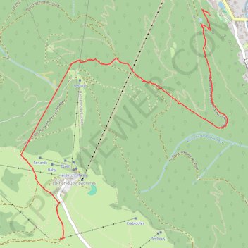 La Crémaillère GPS track, route, trail
