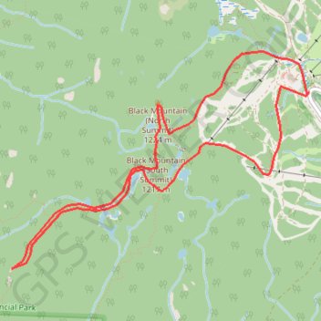 Eagleridge Bluffs - Black Mountain GPS track, route, trail