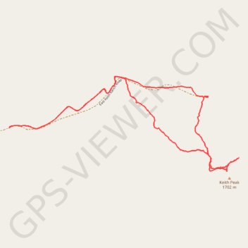 Keith Peak Loop GPS track, route, trail
