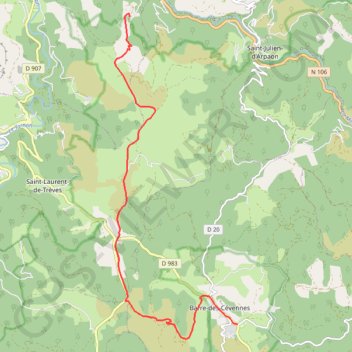 Cevennes ane 3 - 2021 GPS track, route, trail