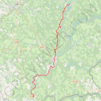 Marcillac la Croisille Camping municipal d'Altillac GPS track, route, trail