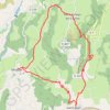 Les Balmes de Montbrun - Mirabel GPS track, route, trail