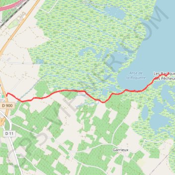 Salses-le-Château - Baraques des Pêcheurs GPS track, route, trail