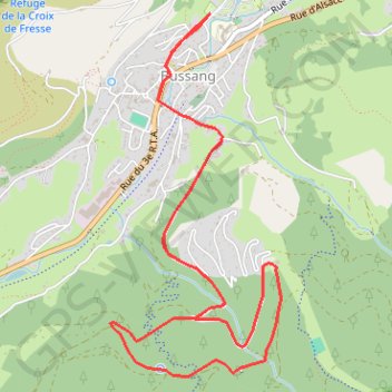 Cascade de l'Ours - Bussang GPS track, route, trail