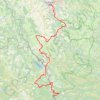 Chemin de Stevenson du Puy-en-Velay à la Bastide-Puylaurent GPS track, route, trail