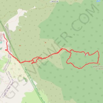 T2020-03-01-18-39 GPS track, route, trail