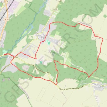 Saint Fiacre GPS track, route, trail