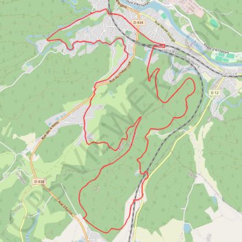 Chemins du Cœur des Vosges - La Pierre Torelle GPS track, route, trail