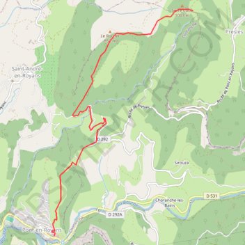 Serre Cocu GPS track, route, trail