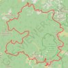 Piste des cols depuis la Maison Forestière du Roussiveau GPS track, route, trail