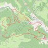 Les Debats Riviere D'Orpra GPS track, route, trail