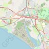 Irvine, Scotland to Stevenston and back GPS track, route, trail