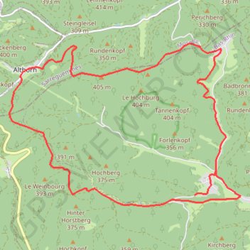 Entre Wildengut et Althorn GPS track, route, trail