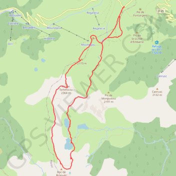 Etangs de Rabassoles GPS track, route, trail