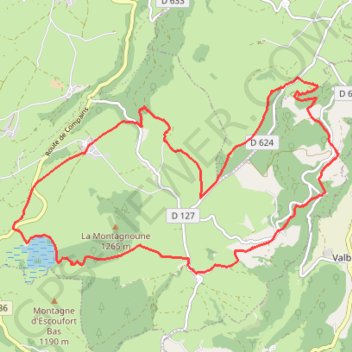 Le lac de Bourdouze - Saint-Anastaise GPS track, route, trail