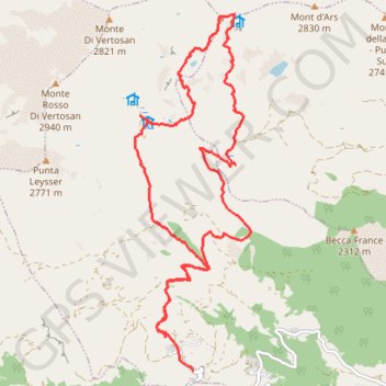 2015-07-19 Mt Fallere GPS track, route, trail