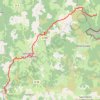Le Sauvage - Les Estrets - Chemin de Compostelle GPS track, route, trail