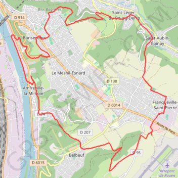 Sortie Bonsecours GPS track, route, trail