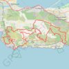 Les collines de la côte bleue GPS track, route, trail