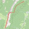 Sangle du Fourneau (Chartreuse) GPS track, route, trail