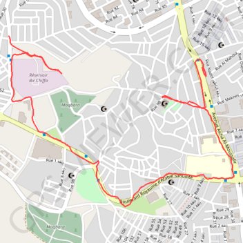 T2020-01-24-19-35 GPS track, route, trail