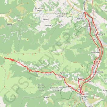 Col de Port GPS track, route, trail