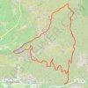 MAUSSANE-LE TOUR DES TRINCADES GPS track, route, trail