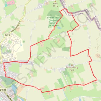 Le Ravenberg GPS track, route, trail