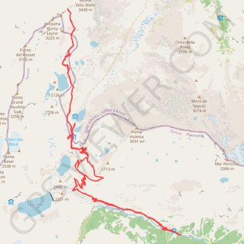Chiapili-Leynir GPS track, route, trail
