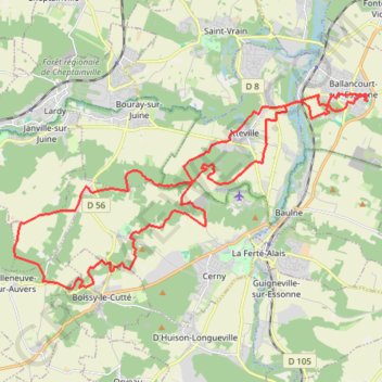 Verte Ballancourtoise GPS track, route, trail