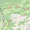 La Chute du Bief de Vautenaivre et le Château Cugny GPS track, route, trail