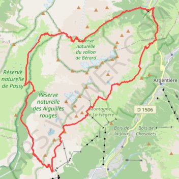 Tour des Aiguilles Rouges GPS track, route, trail