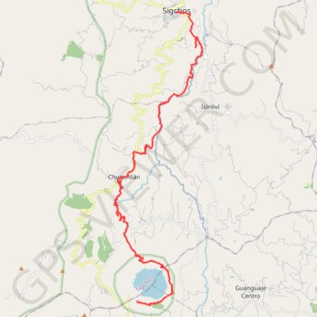 Sigchos - Macapungu Quilotoa GPS track, route, trail