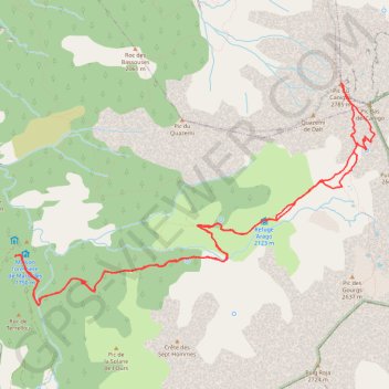 Le Canigou GPS track, route, trail