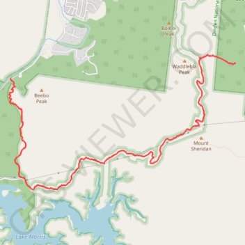 Waddlebla - Crystal Cascades GPS track, route, trail